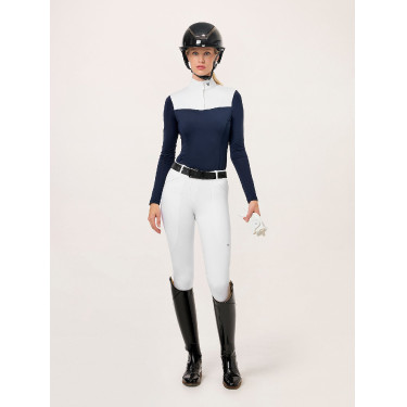 Legging d'équitation Equestrian Stockholm Premium femme Blanc