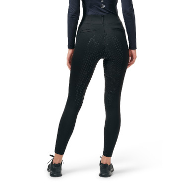 Legging d'équitation Equestrian Stockholm Supreme femme Tout noir Legging d'équitation Equestrian Stockholm Supreme femme Tout noir