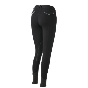 Equithème Pro broek Antraciet / wit Grijs