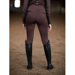 Legging d'équitation Equestrian Stockholm Supreme femme Endless glow Marron