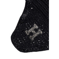 Set Harcour zadelpad Amba en oornetje Ambroise Zwart Set Harcour zadelpad Amba en oornetje Ambroise Zwart