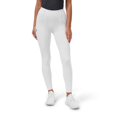 Legging d'équitation Equestrian Stockholm Supreme femme Blanc perfection Legging d'équitation Equestrian Stockholm Supreme femme Blanc perfection