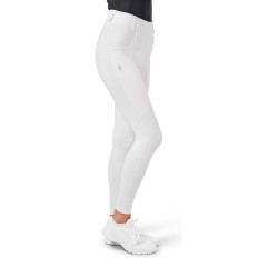Legging d'équitation Equestrian Stockholm Supreme femme Blanc perfection Legging d'équitation Equestrian Stockholm Supreme femme Blanc perfection
