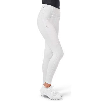 Legging d'équitation Equestrian Stockholm Supreme femme Blanc perfection Legging d'équitation Equestrian Stockholm Supreme femme Blanc perfection