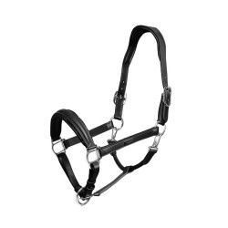 Licol en cuir Equestrian Stockholm anatomic scintillant Noir edition