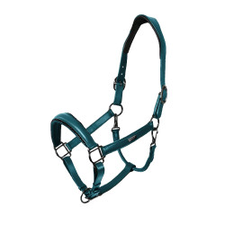 Licol en cuir Equestrian Stockholm anatomic scintillant Teal blue Bleu Licol en cuir Equestrian Stockholm anatomic scintillant Teal blue Bleu