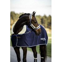 Licol et longe Equestrian Stockholm avec fourrure Bordeaux