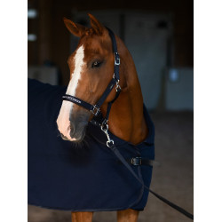 Licol et longe Equestrian Stockholm plat Marine modern tech Licol et longe Equestrian Stockholm plat Marine modern tech