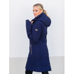 Manteau hiver long Equestrian Stockholm Denali femme Lagoon blush