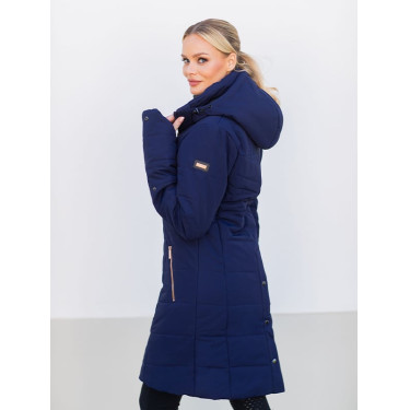 Manteau hiver long Equestrian Stockholm Denali femme Lagoon blush