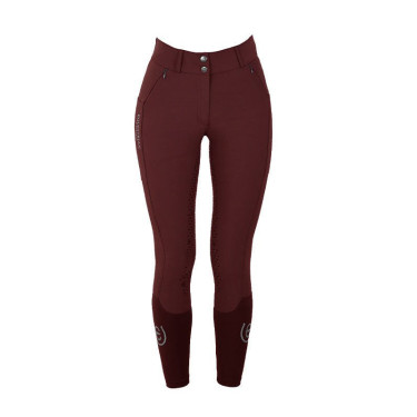 Pantalon d'équitation Equestrian Stockholm Elite femme Merlot Rouge Pantalon d'équitation Equestrian Stockholm Elite femme Merlot Rouge