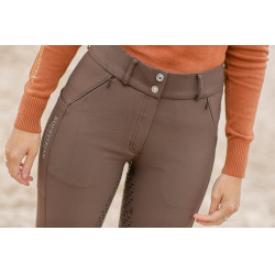 Pantalon d'équitation Equestrian Stockholm Elite femme Marron moyen Pantalon d'équitation Equestrian Stockholm Elite femme Marron moyen