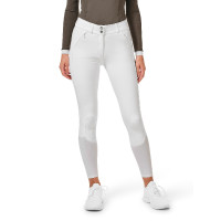Pantalon d'équitation Equestrian Stockholm Elite femme Blanc perfection