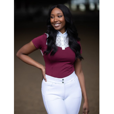 Wedstrijdpolo Equestrian Stockholm Champion dames Bordeaux