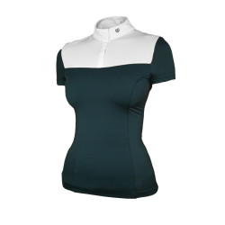 Wedstrijdpolo Equestrian Stockholm Fine Line dames korte mouw Dramatische maandag