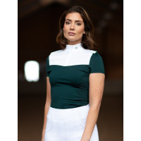 Polo de concours Equestrian Stockholm Fine Line femme manches courtes Dramatic monday