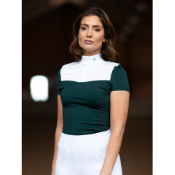 Polo de concours Equestrian Stockholm Fine Line femme manches courtes Dramatic monday