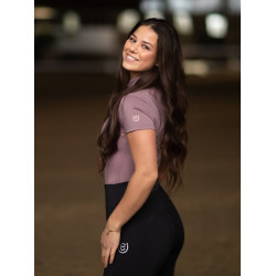 Illusion-polo Equestrian Stockholm dames met korte mouwen Anemoon