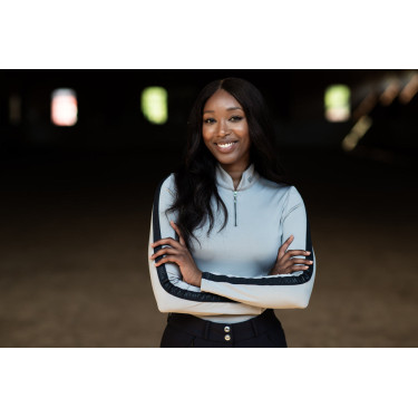 Polo manches longues Equestrian Stockholm Reflective Power femme