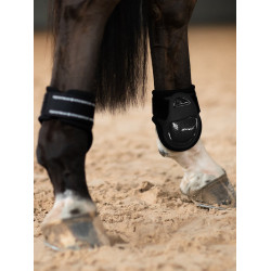 Protèges-boulets Equestrian Stockholm anatomic Noir edition