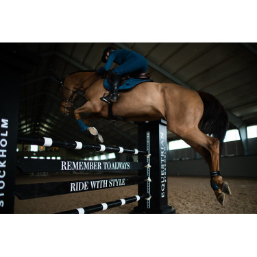 Protèges-boulets Equestrian Stockholm anatomic Bleu prairie