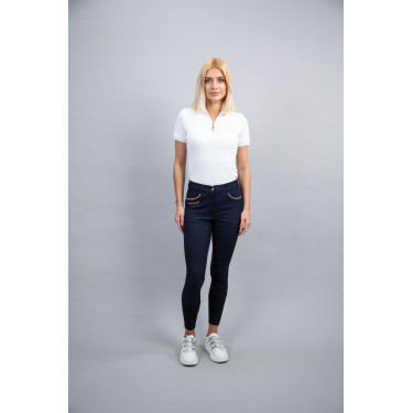 Pantalon Harcour Jaltika fix system grip Marine / Rose Gold Bleu marine Pantalon Harcour Jaltika fix system grip Marine / Rose Gold Bleu marine
