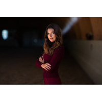 Pull col roulé tricoté Equestrian Stockholm femme Noir édition