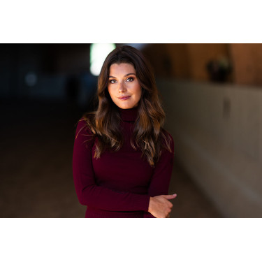 Gebreide coltrui Equestrian Stockholm dames Bordeaux Gebreide coltrui Equestrian Stockholm dames Bordeaux