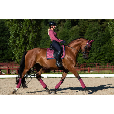 Gebreide trui met ronde hals Equestrian Stockholm dames Tijdloze roos