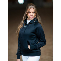 Sweat à capuche Equestrian Stockholm Ease femme Marine Bleu marine