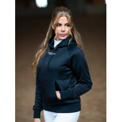 Sweat à capuche Equestrian Stockholm Ease femme Marine Bleu marine
