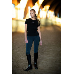 T-shirt Equestrian Stockholm femme manches courtes Noir T-shirt Equestrian Stockholm femme manches courtes Noir
