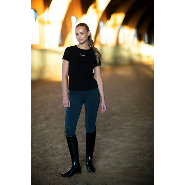 T-shirt Equestrian Stockholm femme manches courtes Noir T-shirt Equestrian Stockholm femme manches courtes Noir