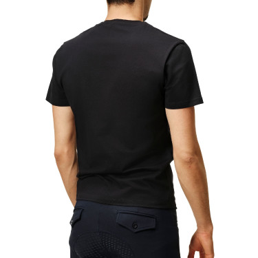 Heren T-shirt Equestrian Stockholm met korte mouwen Zwart Heren T-shirt Equestrian Stockholm met korte mouwen Zwart