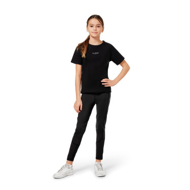 T-shirt Equestrian Stockholm manches courtes Young Rider Noir T-shirt Equestrian Stockholm manches courtes Young Rider Noir