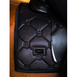 Tapis de dressage Equestrian Stockholm Tout noir scintillant