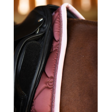 Tapis de dressage Equestrian Stockholm Rose amber Blanc