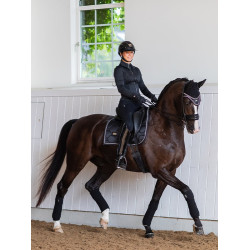 Dressuurzadeldek Equestrian Stockholm Zwarte editie