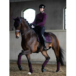 Tapis de dressage Equestrian Stockholm Noir raven Violet Tapis de dressage Equestrian Stockholm Noir raven Violet