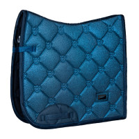 Dressuurzadeldek Equestrian Stockholm Helemaal zwart glanzend