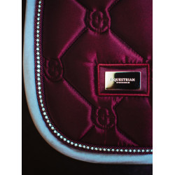 Tapis de dressage Equestrian Stockholm Cristal merlot or Bordeaux Tapis de dressage Equestrian Stockholm Cristal merlot or Bordeaux