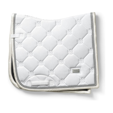 Tapis de dressage Equestrian Stockholm Blanc scintillant