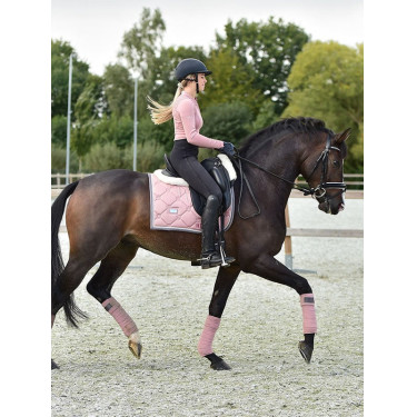Tapis de dressage Equestrian Stockholm Rose pearl