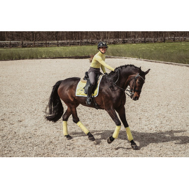 Tapis de dressage Equestrian Stockholm Citron doux Jaune