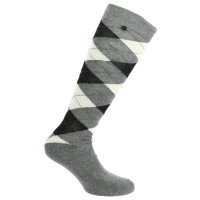 Chaussettes Equi-Theme Argyle femme Gris / écru