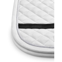 Dressuurzadeldek Equestrian Stockholm met bandages Wit