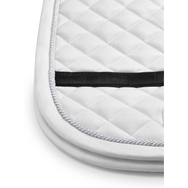 Tapis de dressage Equestrian Stockholm avec bandes Blanc