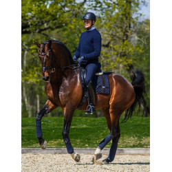 Dressuurdekje Equestrian Stockholm luxe bandages Zilver Dressuurdekje Equestrian Stockholm luxe bandages Zilver