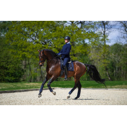 Dressuurdekje Equestrian Stockholm luxe bandages Zilver Dressuurdekje Equestrian Stockholm luxe bandages Zilver