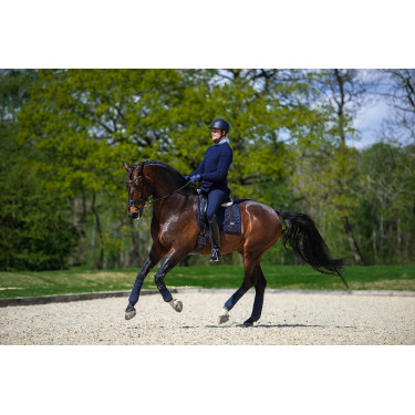 Dressuurdekje Equestrian Stockholm luxe bandages Zilver Dressuurdekje Equestrian Stockholm luxe bandages Zilver